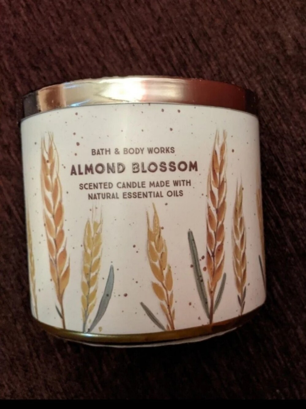 Almond blossom candle by bath and body works
